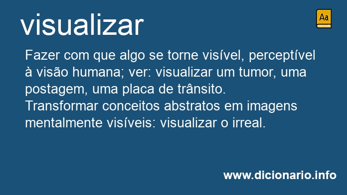 Significado de visualizando