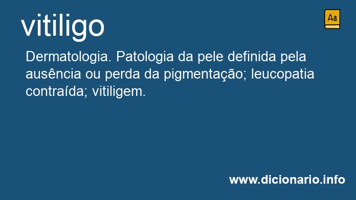 Significado de vitiliga