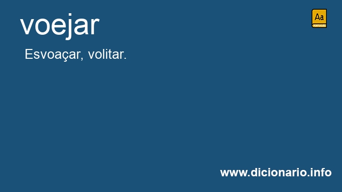 Significado de voejam