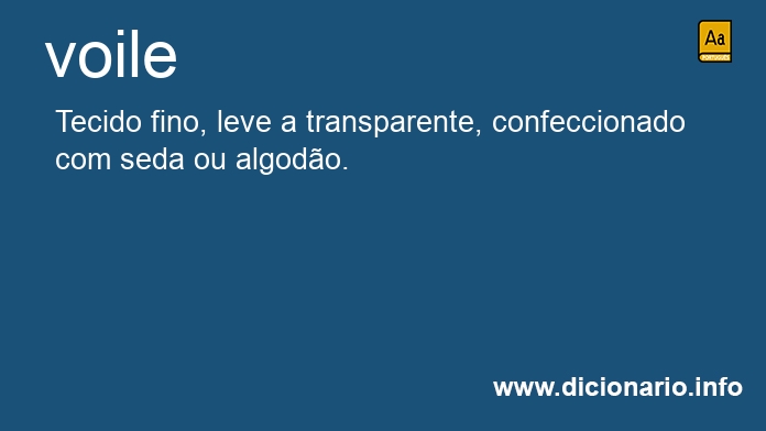 Significado de voile