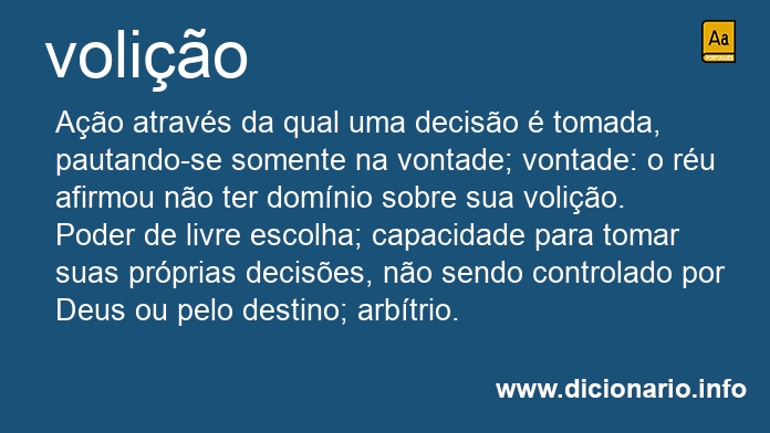 Significado de volies