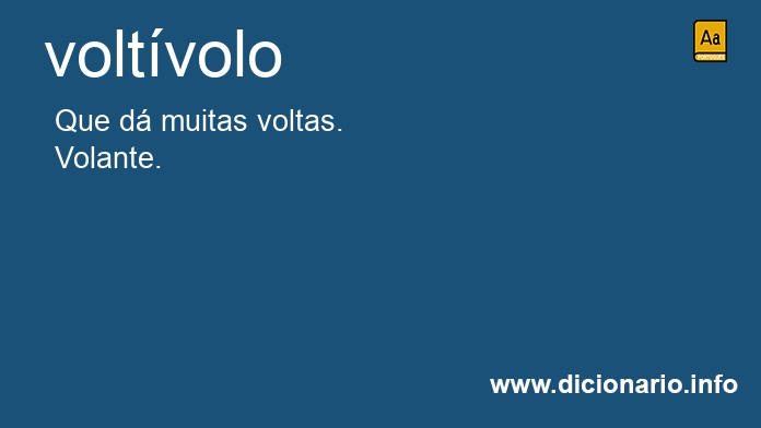 Significado de voltvola