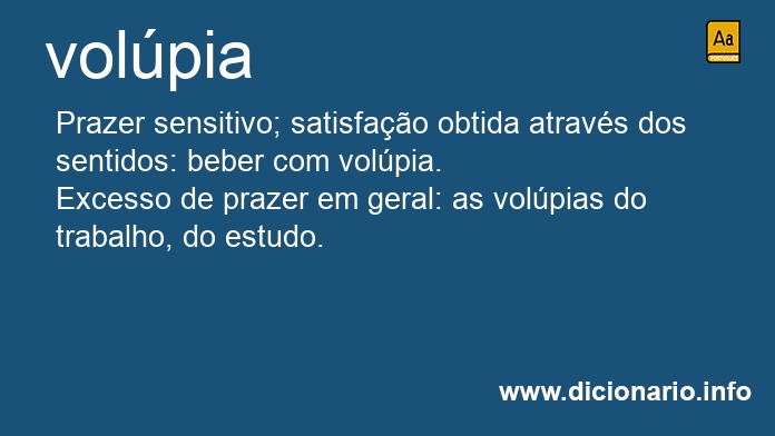 Significado de volpia