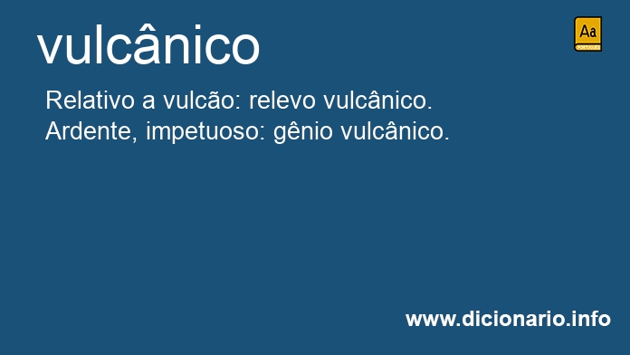 Significado de vulcnica