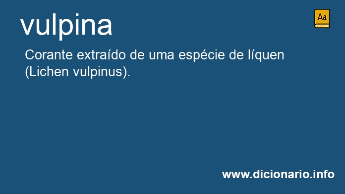 Significado de vulpina