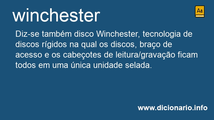 Significado de winchester