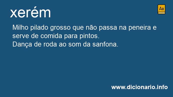 Significado de xerm