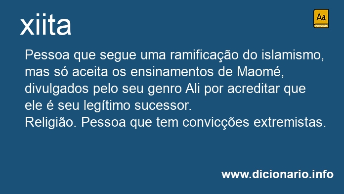 Significado de xiita