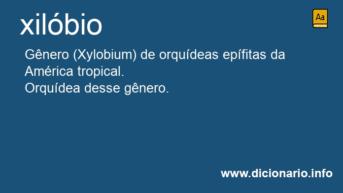 Significado de xilbio