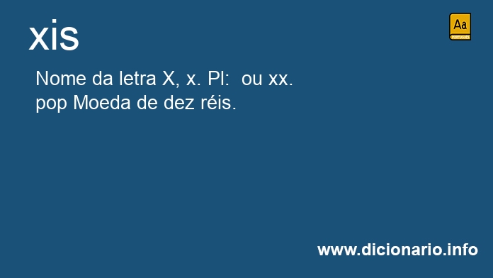 Significado de xis