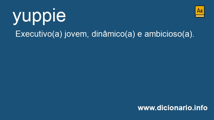 Significado de yuppie