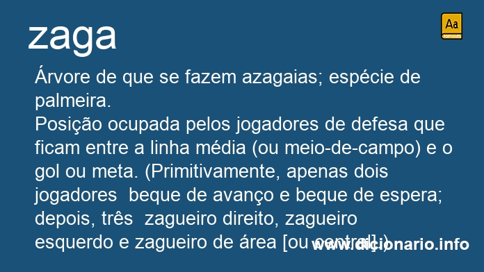 Significado de zaga