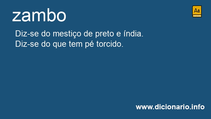 Significado de zamba
