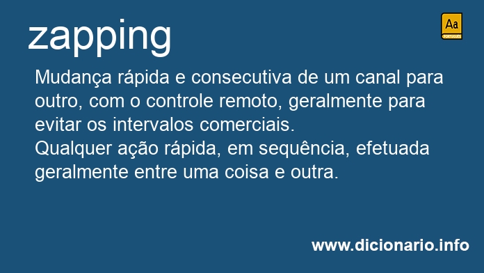 Significado de zapping