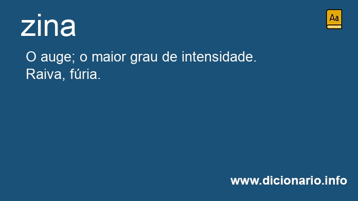 Significado de zina