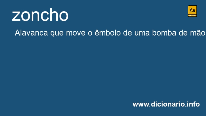 Significado de zoncho