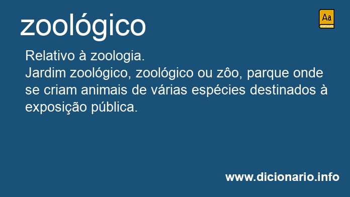 Significado de zoolgica