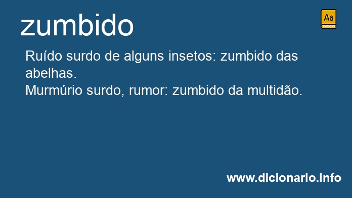 Significado de zumbido